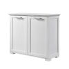 Sideboards Double Tilt Out Trash Cabinet, Wooden Kitchen Garbage Can Free Standing Holder Sideboards