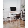 Acrylic Desk Laptop Study Table Home Office Console Table Entrance Table Height Adjustable Computer Desk Furniture Mesa Pc Desks