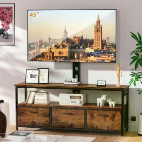 Modern Furniture Home Media Console TV Stands for Living Room TV Stand With Mount and Power Outlet Bedroom Cabinet Supports Unit
