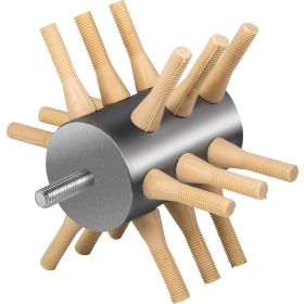 VEVOR Chicken Plucker Drill Attachment, Stainless Steel Drill Chicken Plucker, 18 Fingers Chicken Feather Plucker Machine