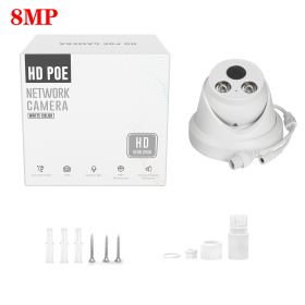 4K 5MP 8MP Hikvision Compatible PoE IR ColorVu Dual Light IP Camera Motion Detection Security-protection Home CCTV Kamera Alarm