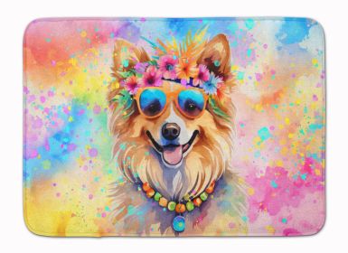 Pomeranian Hippie Dawg Memory Foam Kitchen Mat Machine Washable Anti-Fatigue Mat Cushion Comfort Bath Mat or Kitchen Rug