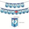 37pcs; Father's Day Theme Party Decoration; Balloons; Father's Day Flag Pulling Cake Card Balloon Set; Holiday Party Decoration; Latex Balloons Home D