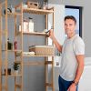 Over The Toilet Storage Cabinet Bamboo, Over Toilet Storage Maximizing Small Spaces, Toilet Storage Rack Easy Assembly