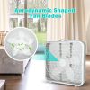 InfiniPower 20'' Box Fan, 3-Speed Cooling Table Fan with Aerodynamic Shaped Fan Blades, Convenient Carry Handle and Safety Grills