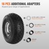 VEVOR Lawn Mower Tires, 15x6-6" Lawn Tractor Tires, 2-Pack Tire and Wheel Assemblies, Turf Pneumatic Tires with 3" Centered Hub and 3/4" Bushing Size