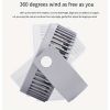 1pc USB Desk Fan; 3 Speeds Portable Personal Desktop Table Fan; Double Head And Double Leaf Fan For Indoor; Bedroom And Home Office Use