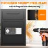 Digital Depository Safe Made of Carbon Steel Electronic Code Lock Depository Safe with Deposit Slot Depository Box for Home Hotel Restaurant and Offic