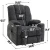 EMON'S Large Power Lift Recliner Chair with Massage and Heat for Elderly, Overstuffed Wide Recliners