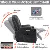 EMON'S Large Power Lift Recliner Chair with Massage and Heat for Elderly, Overstuffed Wide Recliners
