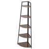 Corner Shelf, 5 Tier Corner Bookshelf, 70" Tall Display Organizer Storage Stand, Multipurpose Shelving Unit Ladder Shelf for Living Room, Home Office