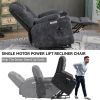 EMON'S Large Power Lift Recliner Chair with Massage and Heat for Elderly, Overstuffed Wide Recliners