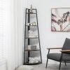 Corner Shelf, 5 Tier Corner Bookshelf, 70" Tall Display Organizer Storage Stand, Multipurpose Shelving Unit Ladder Shelf for Living Room, Home Office