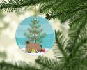 NEW Burmese Cat Christmas Ceramic Ornament Christmas Tree Hanging Decorations for Home Christmas Holiday, Party, Gift, 3 in, Multicolor