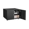 Office furniture Copier Cabinet BLACK 2 door steel copier stand mobile pedestal file Printer Stand