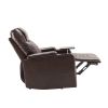 Power Motion Recliner with USB Charging Port and Hidden Arm Storage 2 Convenient Cup Holders Design and 360¬∞ Swivel Tray Table