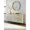 6 Drawer 59" Dresser Shoe Furniture for Tv Beige Freight Free Living Room Cabinet Chests of Drawers Furnitures Storage Locker