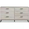 6 Drawer 59" Dresser Shoe Furniture for Tv Beige Freight Free Living Room Cabinet Chests of Drawers Furnitures Storage Locker