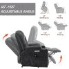 EMON'S Large Power Lift Recliner Chair with Massage and Heat for Elderly, Overstuffed Wide Recliners