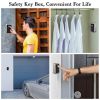 Wall Mount Key Storage Secret Box Organizer 4 Digit Combination Password Security Code Lock No Key Home Key Safe Box caja fuerte