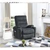 Liyasi Electric Power Lift Recliner Chair with Massage and Heat for Elderly, 3 Positions, 2 Side Pockets, Cup Holders, USB Charge Ports