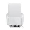 Bloomy 35.5" High-Back Power Recliner Motion Chair, Chiffon White Boucle