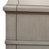 Dauphin 3-Drawer Accent End Table, Merino White Wood