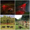 Solar Power Infrared Motion Sensor Detector Alarm Sound Flash Light Home Security Alarm Outdoor Remote Control Animal Repeller