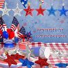 36Pcs Patriotic Star Ornaments Memorial Day Independence Day Labor Day Veterans Day Decorations for Home Party Christmas Tree Decor; Blue Red and Silv