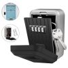 Wall Mount Key Storage Secret Box Organizer 4 Digit Combination Password Security Code Lock No Key Home Key Safe Box caja fuerte