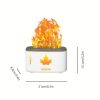 1pc Simulated Flame Humidifier, Essential Oil Diffuser For Aromatherapy Machine, Colorful Flame Atmosphere Lamp Home Office Humidifier