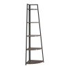 Corner Shelf, 5 Tier Corner Bookshelf, 70" Tall Display Organizer Storage Stand, Multipurpose Shelving Unit Ladder Shelf for Living Room, Home Office