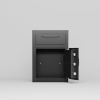 Digital Depository Safe Made of Carbon Steel Electronic Code Lock Depository Safe with Deposit Slot Depository Box for Home Hotel Restaurant and Offic