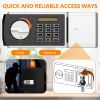 Digital Depository Safe Made of Carbon Steel Electronic Code Lock Depository Safe with Deposit Slot Depository Box for Home Hotel Restaurant and Offic