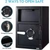 Safe Digital Depository Safe Box Metal Cabinet Office File Folder Locking Drop Box With Slot Filing Cabinets for Living Room