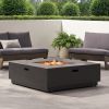 40'' SQUARE IRON FIRE PIT - 50 000 BTU