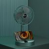 Portable Desk Fan; USB Rechargeable Fan; Folding Telescopic Adjustable Cooling Fan; Mini Summer Quiet Table Fan For Home Office Bedroom Gift For Birth