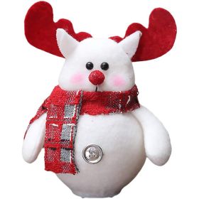 Luminous Christmas Tree Pendant Santa Claus Snowman Hanging Decoration Christmas Decoration (Color: Christmas deer)
