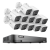 ANNKE 4K Ultra HD 16CH DVR Security Camera System with 8PCS Full Color Night Vision Home Outdoor Indoor CCTV Surveillance Kit