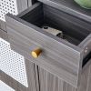 Modern minimalist storage cabinet, Japanese rattan shoe cabinet, bed top cabinet