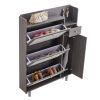 Modern minimalist storage cabinet, Japanese rattan shoe cabinet, bed top cabinet