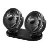 USB Desk Fan 5.5 Inch Powerful Table Fan Dual Head 360¬∞ Rotate Quiet 3 Speeds Wind Desktop USB Fan With 55 Inch USB Cable For Home Office Indoor Outd