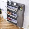 Modern minimalist storage cabinet, Japanese rattan shoe cabinet, bed top cabinet