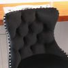 A&A Furniture,Swivel Velvet Barstools Adjusatble Seat Height from 25-33 Inch