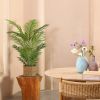 Artificial Plants for Home Decor Indoor Faux Palm Trees in Pot Fake Tropical Plants for Housewarming Gift 2Pack