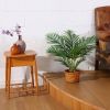 Artificial Plants for Home Decor Indoor Faux Palm Trees in Pot Fake Tropical Plants for Housewarming Gift 2Pack