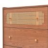 Dresser for Bedroom, Chest of Drawers, 6 Drawer Dresser, Floor Storage Drawer Cabinet for Home Office