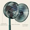Portable Desk Fan; USB Rechargeable Fan; Folding Telescopic Adjustable Cooling Fan; Mini Summer Quiet Table Fan For Home Office Bedroom Gift For Birth