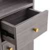 Modern minimalist storage cabinet, Japanese rattan shoe cabinet, bed top cabinet