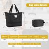 Softside Luggage Expandable 3 Piece Set Suitcase with Duffel Bag Upright Spinner Softshell Lightweight Luggage Travel Set